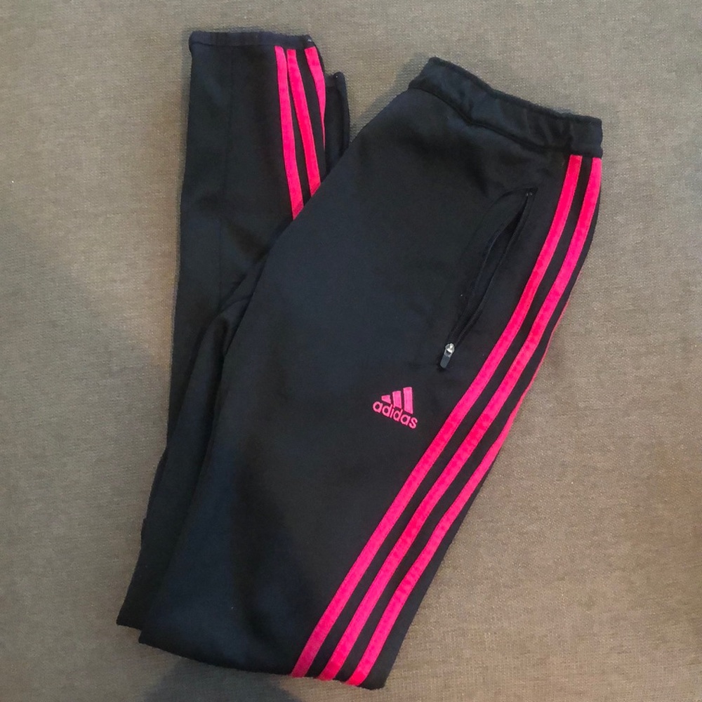 Adidas Pink soccer sweatpants